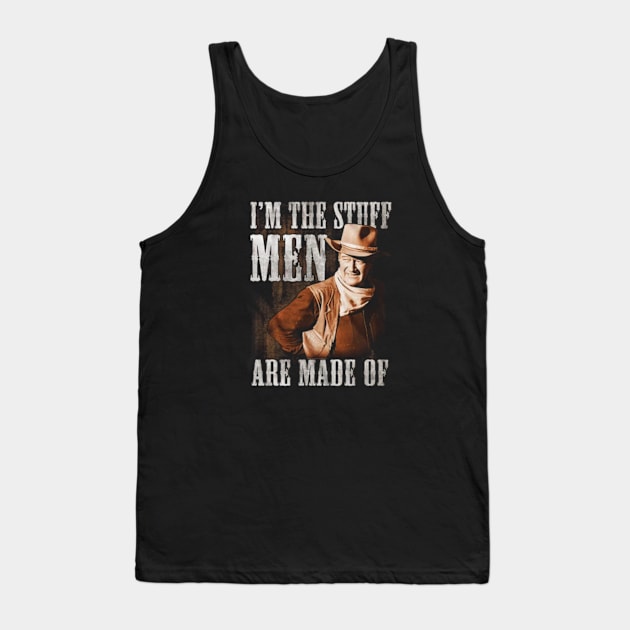 John Vintage Wayne The drama Stuff Tank Top by davidhedrick